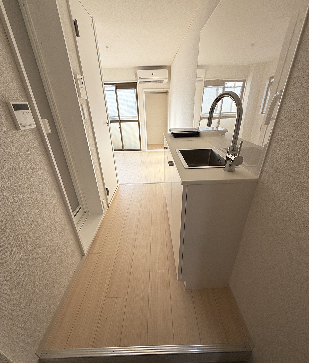 コンパクトキッチン奥行き350mm